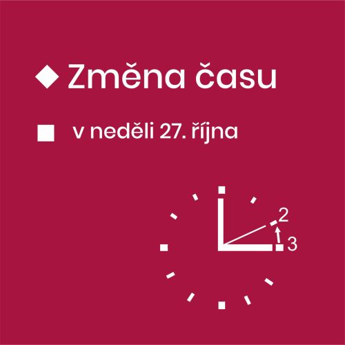 Zimní čas 27. 10.